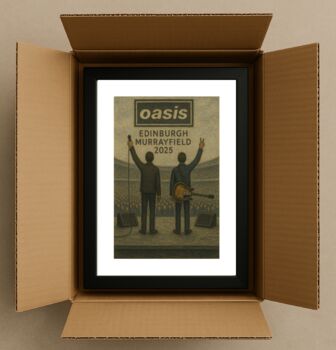 Lowry Style Framed Art Oasis At Edinburgh Murrayfield 2025, 2 of 2