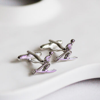 Skiing Cufflinks, 2 of 6