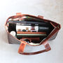 Oversized Leather Maxi Tote Bag, thumbnail 5 of 7