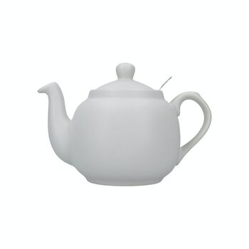 Stoneware Teapot In Matt Grey, Blue Or Pink, 4 of 5
