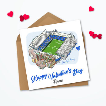 Valentines Chelsea Personalised Card, 2 of 5