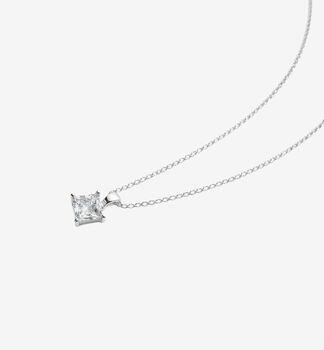 Shikaku Sterling Silver Plated Stone Pendant Necklace, 6 of 6