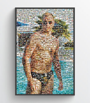 Personalised Portrait Made Up Of Small Photographs, 5 of 12