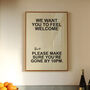 Please Leave By 10 Typography Print, thumbnail 2 of 6