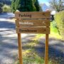 Ladder Tiered Wide Slatted Wooden Sign | Multiple Properites, thumbnail 5 of 12