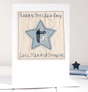 Personalised Star Birthday Card For Grandad, Dad Or Godfather, 6 of 12