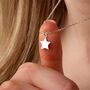 Star Necklace Sterling Silver, thumbnail 1 of 4