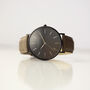 Men's Personalised Watch With Urban Grey Strap, thumbnail 1 of 6