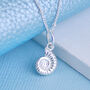 Personalised Sterling Silver Ammonite Charm Necklace, thumbnail 4 of 7