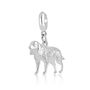 Cocker Spaniel Charm Sterling Silver, thumbnail 5 of 10