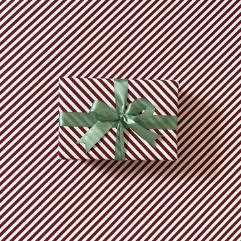 Red Candy Stripe Luxury Wrapping Paper, 4 of 9