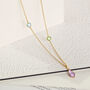 Gemstone Studded Chain With A Kite Charm, thumbnail 4 of 5