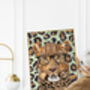 Custom Leopard Print Personalised Animal Art, thumbnail 4 of 10