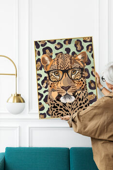 Custom Leopard Print Personalised Animal Art, 4 of 10