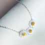 Sterling Silver Daisy Chain Pendant Necklace, thumbnail 1 of 5