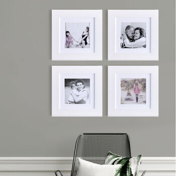 Square White Frame Gallery Wall Collection, 3 of 4