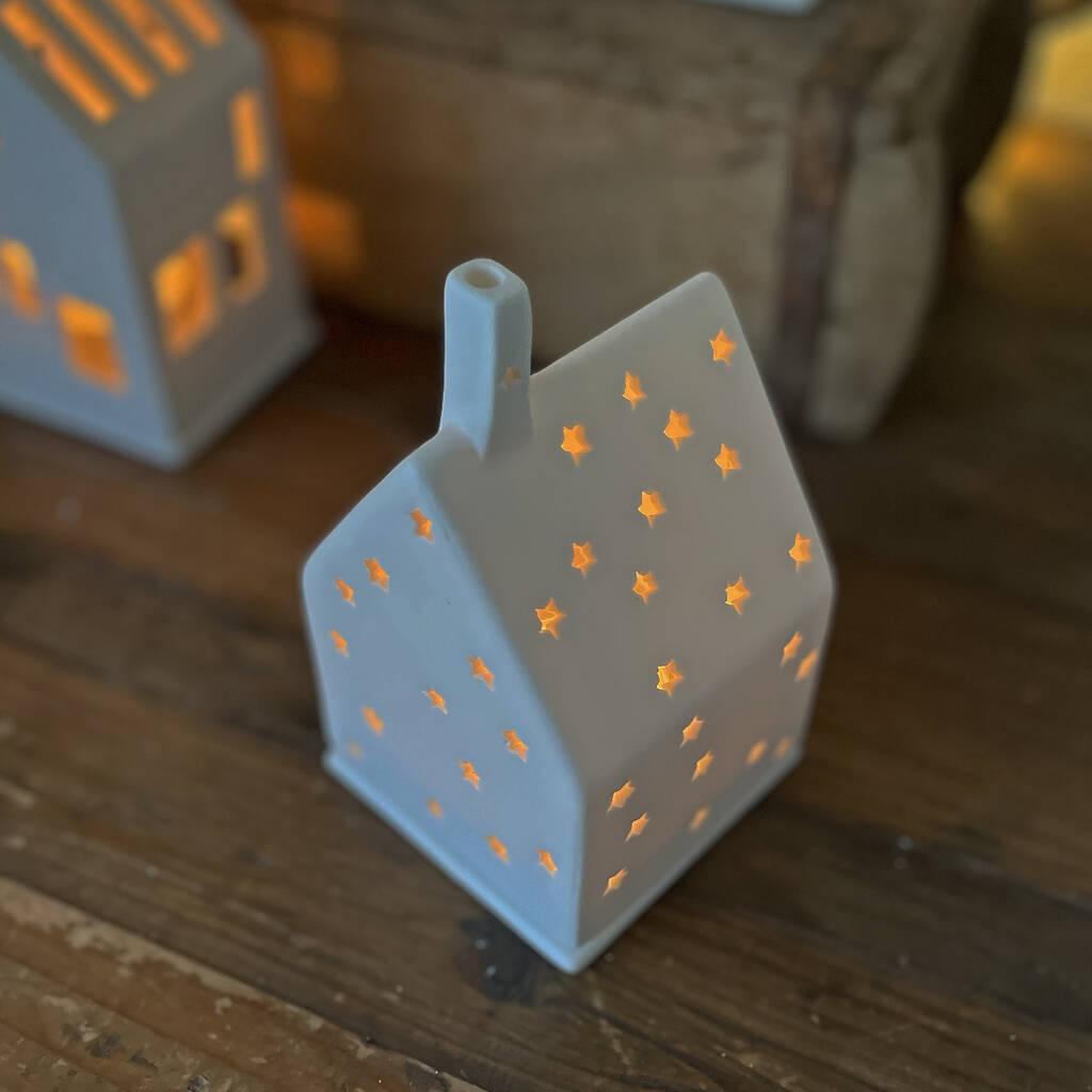 Light House Christmas Tealight Holder By Attic Room