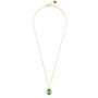 Beatrice Oval Gemstone Necklace Gold Plated Silver, thumbnail 12 of 12