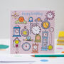 'Timepieces' Birthday Card, thumbnail 1 of 4