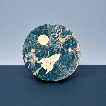 You Are My Universe Space Jesmonite Coasters, 3 of 4