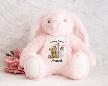 Personalised Green Memorial Bear Cross Teddy, 8 of 12