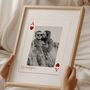 Personalised Playing Card Print, Wedding Gift, Anniversary, Valentine's Day, thumbnail 5 of 5