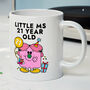 Novelty Little Ms 21 Year Old 11oz Birthday Gift Mug, thumbnail 1 of 3