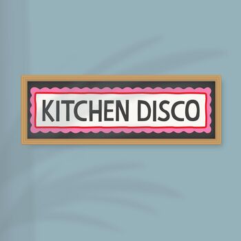 Framed Kitchen Disco Print, 2 of 12