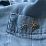 Gold Or Silver Colour Flower Modest Pin, thumbnail 9 of 12