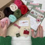 Needle Felting Kit, Cosy Critters. Make Festive Decorations, thumbnail 7 of 9