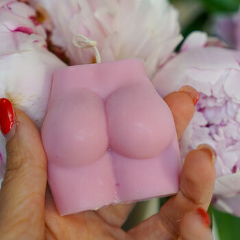 Handmade Nude Torso Soy Wax Candle, 7 of 12