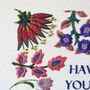 William Morris Beautifully Quote Embroidery Kit, thumbnail 4 of 7
