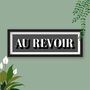 Au Revoir Framed Typography Print, thumbnail 4 of 10