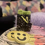 Smiley Face Coasters/ Trays Neon Yellow Set Of Two, thumbnail 11 of 11