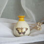 Small Ceramic Butterfly Bud Vase Yellow, thumbnail 1 of 3