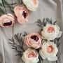 Paper Peony Bouquet With Preserved Eucalyptus, thumbnail 6 of 6