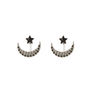 Star With Crescent Two Way Earrings, thumbnail 6 of 7