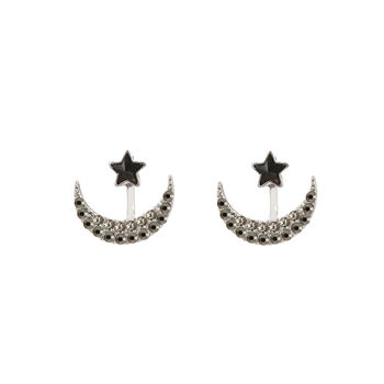 Star With Crescent Two Way Earrings, 6 of 7
