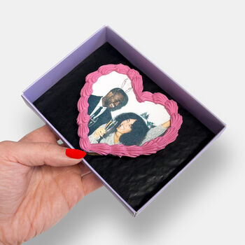 Edible Photo Heart Letterbox Cookie, 6 of 12