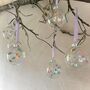 Set Of Six Pastel Rainbow Effect Baubles Bright Christmas Decor, thumbnail 5 of 7