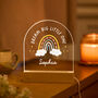 Personalised Baby Night Light – Rainbow LED Lamp, thumbnail 1 of 3