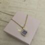 Purple Clover Pendant Necklace, thumbnail 5 of 7
