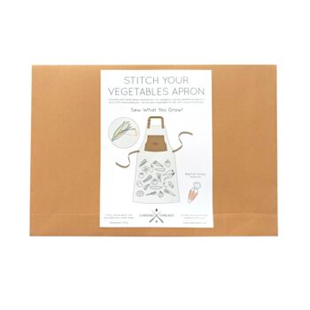 Stitch What You've Grown Gardening Apron Diy Kit, 12 of 12