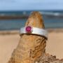 Ruby July Birthstone Ring In Textured Sterling Silver And 9ct Gold, thumbnail 7 of 12