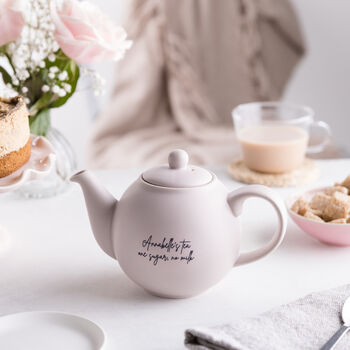 Personalised Engraved Teapot For Her, 7 of 11