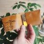 Personalised Map Of Snowdonia Leather Card Holder, thumbnail 5 of 7