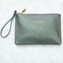 'Freya' Leather Clutch Bag, thumbnail 3 of 7