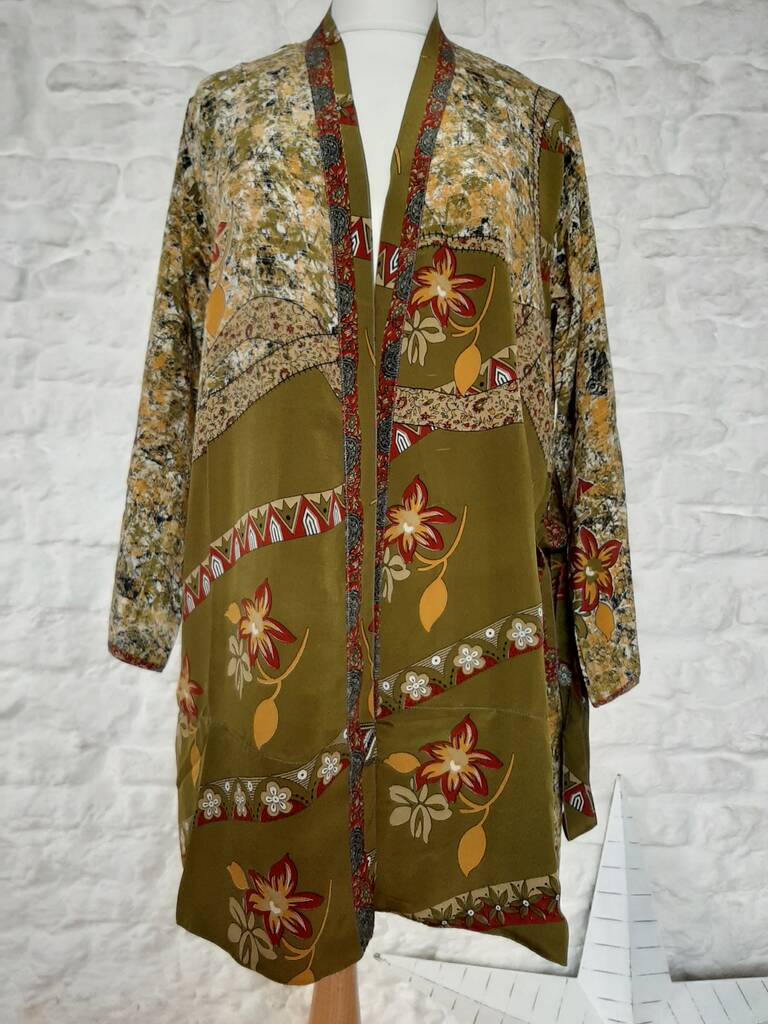 silk sari kimono