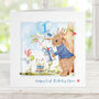 Baby's 1st Birthday Card Rabbit, First Birthday, thumbnail 1 of 10