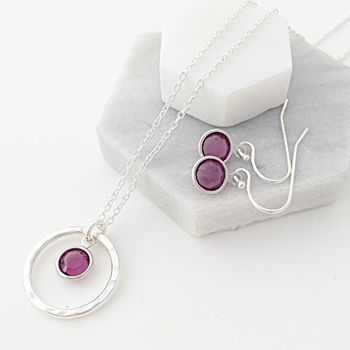 February Birthstone Necklace, 4 of 6